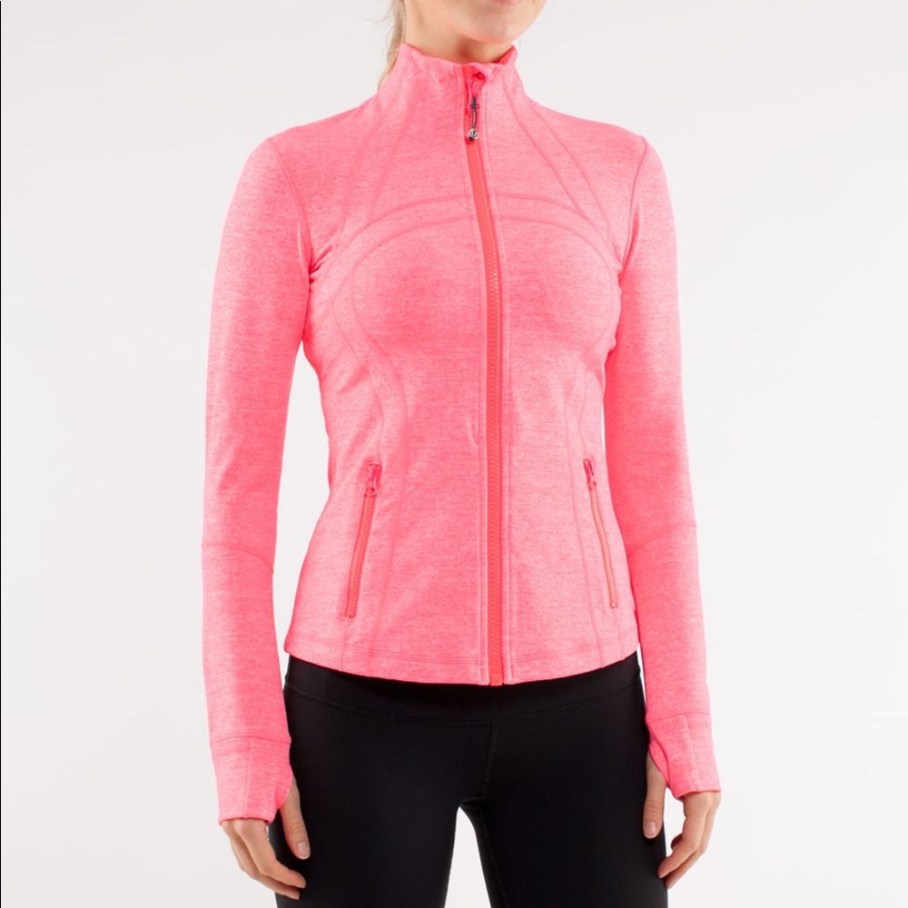 Lululemon Define Jacket Heathered Flash Pink